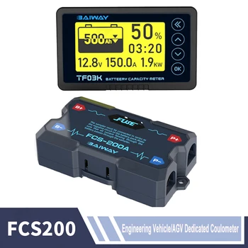 FCS200 Litiu Fosfat de Fier Capacitate Baterie Tester Indicator de Inginerie Vehicule / AGV Dedicat Coulometer Monitor Baterie