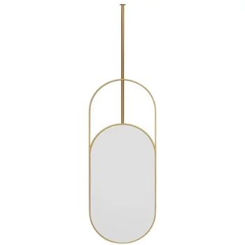 Estetic Oval Oglindă De Perete Fereastra De Lumină Led-Uri Moderne De Calitate Agățat Oglinda Baie De Lux Display Duș Espejos Decor Acasă