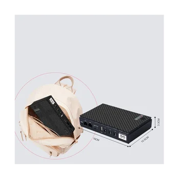 5 V 9V 12V sursă de Alimentare Neîntreruptibilă POE 15V 24V Mini UPS Baterie de Rezervă 18W 10400MAh pentru Router WiFi CCTV(UE Plug)