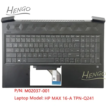 M02037-001 Negru Original Nou Pentru HP MAX 16-O TPN-Q241 zonei de Sprijin pentru mâini majuscule Tastatură cu iluminare din spate