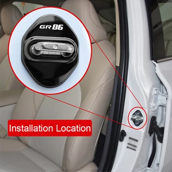 Pentru 2 BUC Auto Door Lock acoperire a Proteja accesorii Auto Pentru GT86 gt86 2022 2023 autocolant Auto