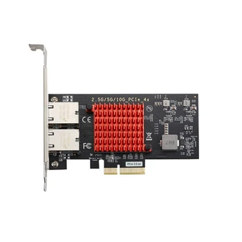PCIE3.0 X4X16 10G Dublă RJ-45 Port Card de Rețea Rulează fără probleme Inter-/X550 Cip de Control Performanță Stabilă