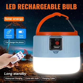 Solar Cort Lumini Corturi de Camping Lantern USB Reîncărcabilă de Iluminat Operate în aer liber