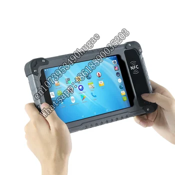 HUGEROCK R70 R7015 OEM 7Inch 10000mAh UHF RFID Barcod Scanner Ecran Tactil Capacitiv Terminale Android Toate Într-Un singur Accidentat Tableta
