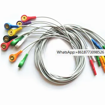 Generic-Din-1,5 mm de Siguranță ECG Holter de Plumb Cabluri Opțiuni de Culoare Disponibile