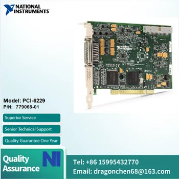 NI PCI-6229 779068-01 32 AI (16-bit, 250 kS/s), 4 AO, 48 DIO PCI multifuncțional dispozitiv de I/O