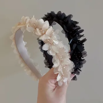 De Lux Cu Margele De Cristal Benzi De Moda Accesorii De Par Pentru Femei Tendință De Partid Hairband Banda De Păr Hoop Fata Pălării Noi