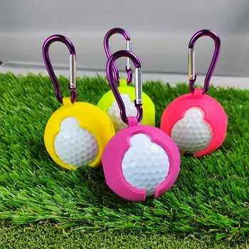 Golf Caz Minge de GOLF Caz de Protecție de Silicon Ball Caz Mingea Clip Mini Sac de Depozitare Golf Consumabile Sac de Golf 골프용품 Portabil Sac de Golf