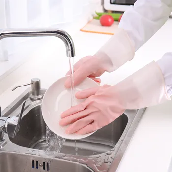 Bucătărie Mănuși de Spălat Vase de uz Casnic de spălat Vase Cauciuc Mănuși Impermeabile pentru Spălarea Hainelor Durabil de Curățare