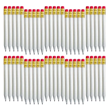 50Pcs Mici Creioane cu Radiera Vrac Mini Creioane pentru Copii, Adulți Birou Școală