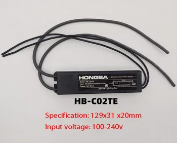 Neon Transformator Electronic HB-C02TE de Înaltă Frecvență și Înaltă Tensiune de 3kV Balast 100-240V Putere de Aprovizionare