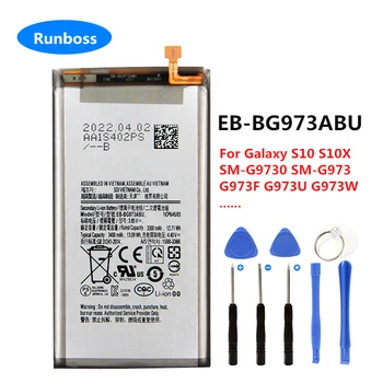 Nou Original EB-BG973ABU 3400mAh Baterie Pentru Samsung Galaxy S10 S10X SM-G9730 SM-G973 G973F G973U G973W Telefon Mobil +Instrumente