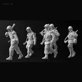 1/35 Rășină Soldat model kituri figura incolor și auto-asamblate-O-1519