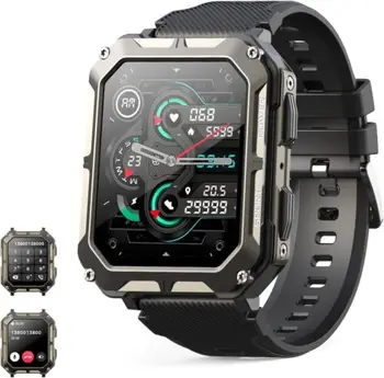 De Zinc din aliaj sport în aer liber, ceas inteligent Bluetooth Smartwatch Mens watch Inima de Fitness Rata Puls de Ceas Tensiunii Arteriale Telefon
