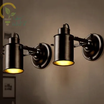 Loft Sytle Retro lampă de Perete Industriei Americane de Vânt de Perete de Epocă Lumini de Culoar de Cafea Restaurant Noptiera Decore Corpuri de iluminat