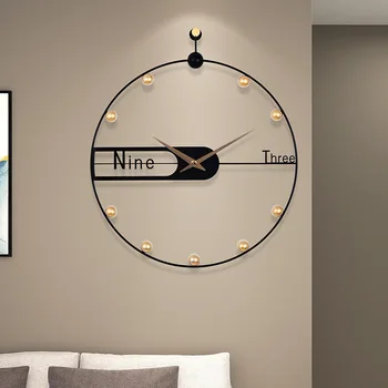 Creative Ceas Minimalist Camera de zi Ceas de Perete Modern, Simplu și la Modă Montat pe Perete Lumină Elegant Ceas de Lux