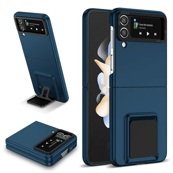 Anti-Toamna Kickstand Portabil Caz pentru Samsung Galaxy Z Flip 4 5G Flip4 Flip3 Flip5 Flip 5 3 Zflip4 Greu Capacul de Protecție Capa
