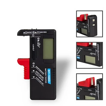 Digital Tester Baterie Volt Checker pentru 9V 1 5V-Buton de Celule Universal acumulatori AAA, AA, C, D-Baterie Dispozitiv de Testare