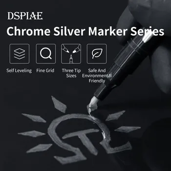 DSPIAE Chrome Silver Markere Groase / Fine / SuperFine MKC-1 MKC-2 MKC-3