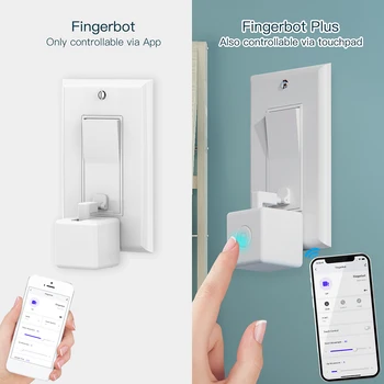 Tuya Zigbee Fingerbot Butonul de Împingere APP/Voice Control Deget Robot Comutator pentru Siri, Google Asistent Alexa Smart Home