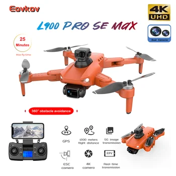 GPS Drone L900 PRO MAX Drone cu Camera HD 4K Profesional Drone Motor fără Perii 5G FPV Dron 1200m Distanta RC Quadcopter