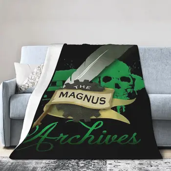 Flanel Arunca Pătură Magnus Arhivele Logo-ul Pături lenjerie de Pat Moale de Pluș Cald Pătură pentru Pat cameră de zi de Călătorie Acasă Canapea