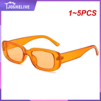 1~5PCS Femei ochelari de Soare Mic Dreptunghi Ochelari de Soare UV 400 Protecție Ochelari Retro Cadru Pătrat Mic Dreptunghi Ochelari de vedere