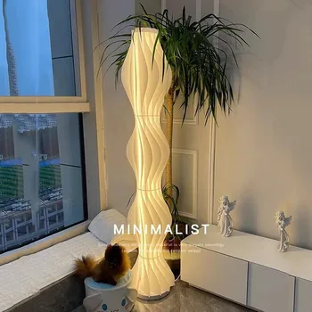 Lumina și Umbra Lampa de Podea Stil Minimalist Modern Living Art Dormitor Canapea Atmosfera Ins Stil Stil Nordic Alb Hula