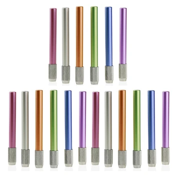 18PCS Metal de Culoare Tijă cu un Singur Scop, Creion Extender Creion Extender Pen Recipient Pen Extensia Caz Creion