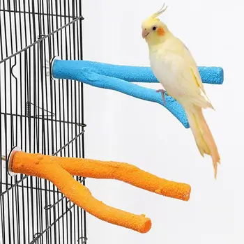 Pasăre Sta Stâlp și Joacă din Lemn Biban Sta Papagalul de Mestecat Jucării pentru Cusca jouets oiseaux