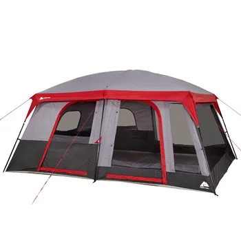 12-Persoana Cabina Cort de Camping Cort de Călătorie Cu Convertibile Ecran Camera de Corturi pentru Camping Cu Livrare Gratuită în aer liber rezistent la apa