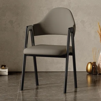 bucătărie brațul mese scaune de birou ergonomic de lux nordic de luat masa scaune living modern sillas comedor de mobilier de acasă SR50DC