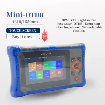 Mini OTDR Optice în Domeniul de Timp Reflectometru Funcție Mini OTDR1310/1550nm 26/24dB Fibre Tester ecran Tactil OPM VFL FreeShipping