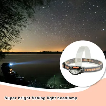 Mini Luminos Lampă de Cap cu Unghi Reglabil Led-uri în aer Liber Iluminare cu rază Lungă de Lanterna AA Baterie Lanterna de Noapte