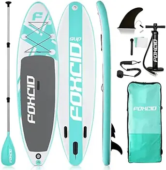 Stand Up Paddle Board (6 Cm Grosime) cu Premium SUP Accesorii si Geanta de transport | Poziție Largă, Fundul Fin pentru Copii, Surf