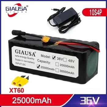 GIAUSA 36V 25AH Biciclete Electrice Baterie Construit în 20A BMS 36V 10S4P Bateria cu Litiu cu 42V 2A Taxa Ebike Baterie cu XT60