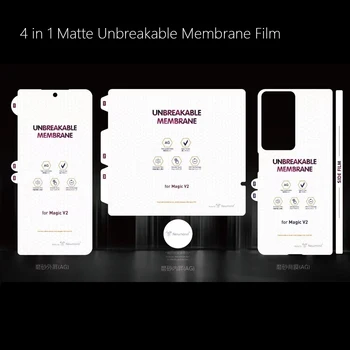 MAIJIEKE Incasabil Membrana Hidrogel Gel de Film pentru Huawei Honor Magic V2 Fata Spate Ecran Protector de film Protector