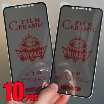 10buc Confidențialitate Ceramica Anti Spy Orbire Film HD Mat cu Ecran Protector Pentru iPhone 15 Pro Max 14 Plus 13 Mini 12 11 XS XR X 8 7 SE