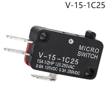 10buc/lot Mare de micro comutator V-15-1C25, argint punctul V-15-IC25 cuptor cu microunde, contact comutator, cupru punct de tact switch