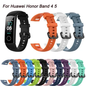 Pentru Huawei Honor Band 4 5 Ceas Inteligent Brățară Bandă De Silicon Încheietura Curea Sport Watchband Pentru Huawei Onoare Glorie 5 Accesorii