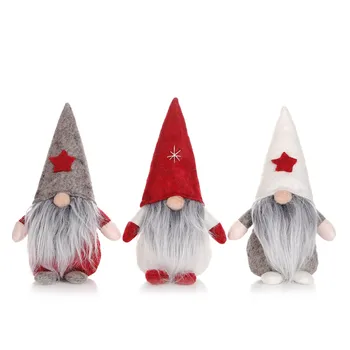Crăciun Fără Chip Gnome Păpușă Santa Xmas Copac Agățat Ornament Decor Pentru Acasă Pandantiv Cadouri Ornamente Consumabile Partid