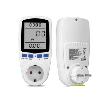 LAMEZIA 220V UE AC Intelligent Power Meter Display Digital Wattmeter Măsurarea Consumului de energie Electrică Priză de Analizor