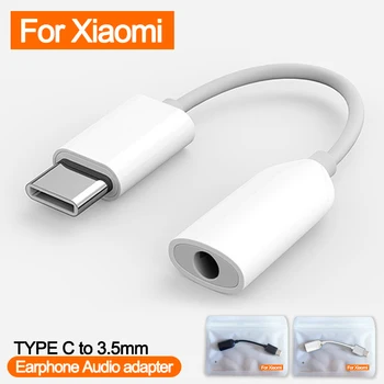 Tip C la 3,5 Jack pentru Căști Audio Adaptor Cablu Aux pentru Xiaomi Mi 10 Redmi K40 USB C A pentru Căști de 3,5 Audio Converter pentru huawei