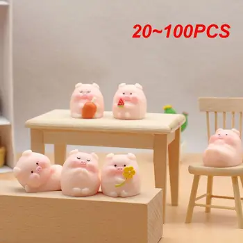 20~100BUC Desene animate Porc Adorabil in Miniatura Meserii Design Unic, Rafinat Drăguț Decor Acasă Accesorii Auto trebuie Să-au