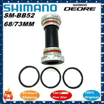 SHIMANO SM-BB52 pedalier DEORE M6100 Serie Filetate HOLLOWTECH II 68/73 mm lățime coajă - Trekking piese Originale