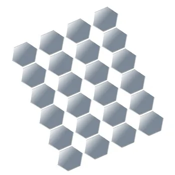 24buc 3D Acril Oglindă Hexagon Autocolante de Perete Amovibil Art Decal Acasă Living-Room Decor de Perete de Artă Ornamente Murale DIY