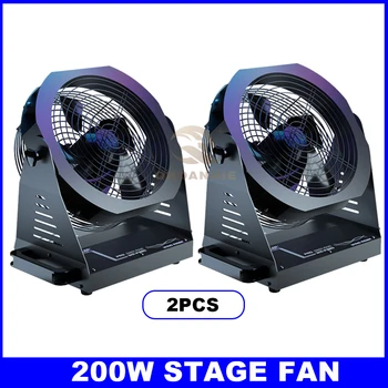 2x 200W Scena Profesionist Fan DMX 512 Efect Special Fan Fulg de nea Mașină de Fum de Performanță Etapă Fan Disco Echipamente DJ