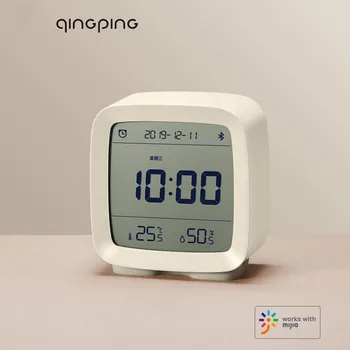 Qingping Cleargrass Bluetooth Ceas cu Alarmă inteligent de Control de Umiditate și Temperatură Display Ecran LCD Reglabil Veioza