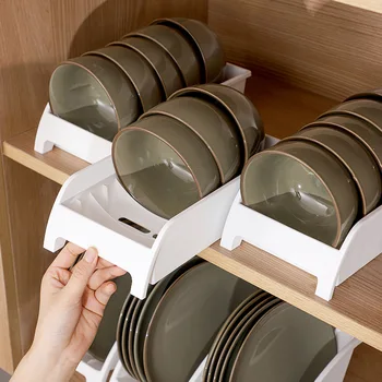 Bucătărie Aprovizionare Farfurie De Plastic Vas De Stocare Titularul Ventilate Rack Anti Deforma Ustensile De Bucătărie Vase De Drenaj Raft Organizator