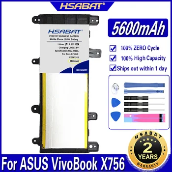 HSABAT C21N1515 5600mAh Baterie Laptop pentru ASUS VivoBook X756 X756UA X756UJ X756UX X756UB X756UQ X756UV X756UW Baterii